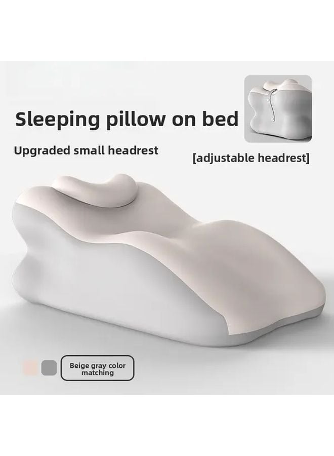 Purple Cervical Support Pillow Ergonomic Backrest Cushion Medium Firmness Breathable - Image 5